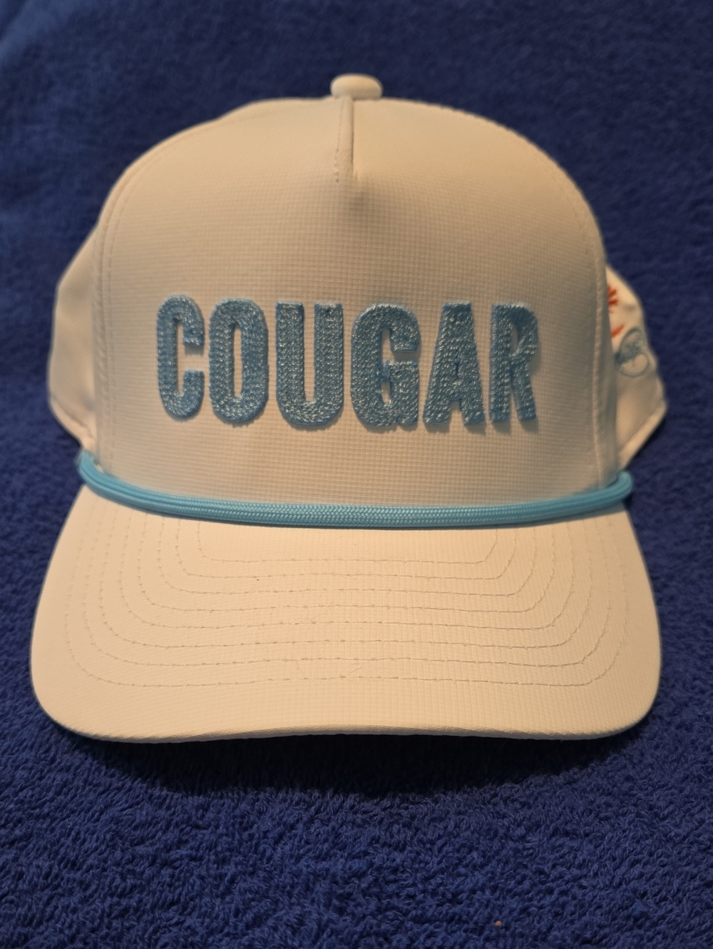 White 'COUGAR' Baseball Cap